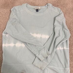 Light Blue Tie-Dye Sweatshirt
